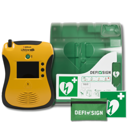 Defibtech Lifeline View AED met DefiSign 200 Buitenkast  - 13514