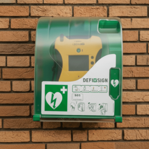 Defibtech Lifeline View AED met DefiSign 200 Buitenkast  - 13516