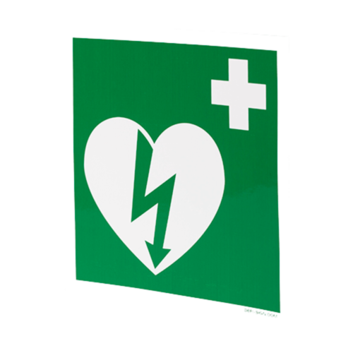 AED Sticker 15x15 cm - 2803