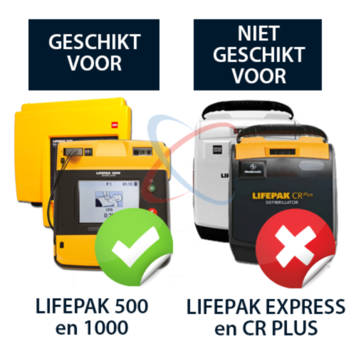 Physio-Control Lifepak 500/1000 elektroden (Quik-Combo) - 73