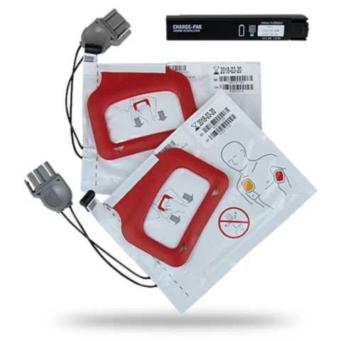 Physio-Control Lifepak CR Plus vervangingsset batterij en 2 paar elektroden - 5252