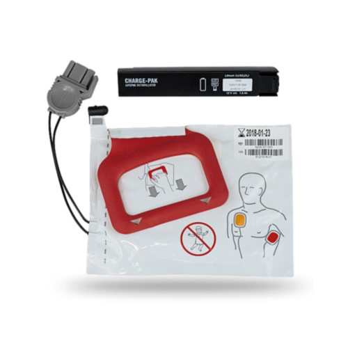 Physio-Control Lifepak CR Plus vervangingsset batterij en 1 paar elektroden - 7266