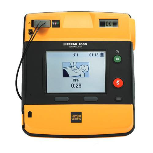 Physio Control Lifepak 1000 AED met ECG
