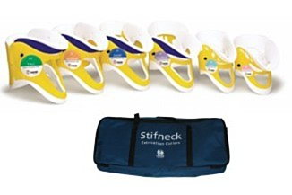 Laerdal Stifneck set, 6 halskragen met draagtas - 10194