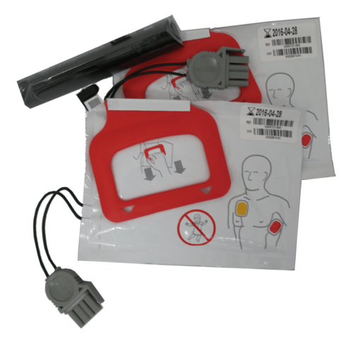 Physio-Control Lifepak CR Plus vervangingsset batterij en 2 paar elektroden - 858