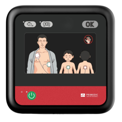 Primedic Heartsave myPAD Display Connected AED Volautomaat 