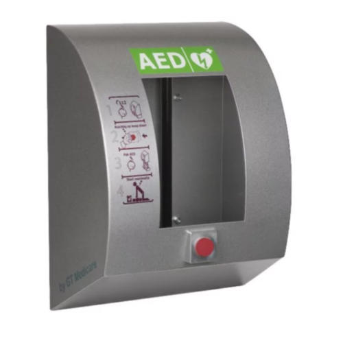 SixCase SC1310 AED Binnenkast Met Drukknop (Grijs) 