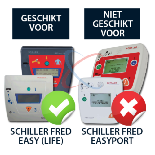 Schiller FRED Easy elektroden (niet preconnected) - 11178