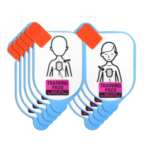 Defibtech Vervangingsplakkers trainingselektroden kind. (5 paar) - 10617