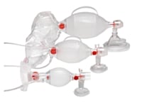 Ambu SPUR II ventilation balloon with ventilation masks size #5, 12 pieces