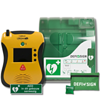Defibtech Lifeline View AED met DefiSign 200 Buitenkast 
