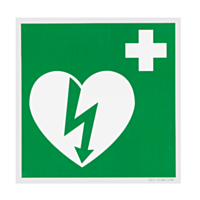 AED Sticker met ILCOR-logo