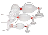 Ambu SPUR II Pediatrie met drukbegrenzings-ventiel en masker #0 en #1