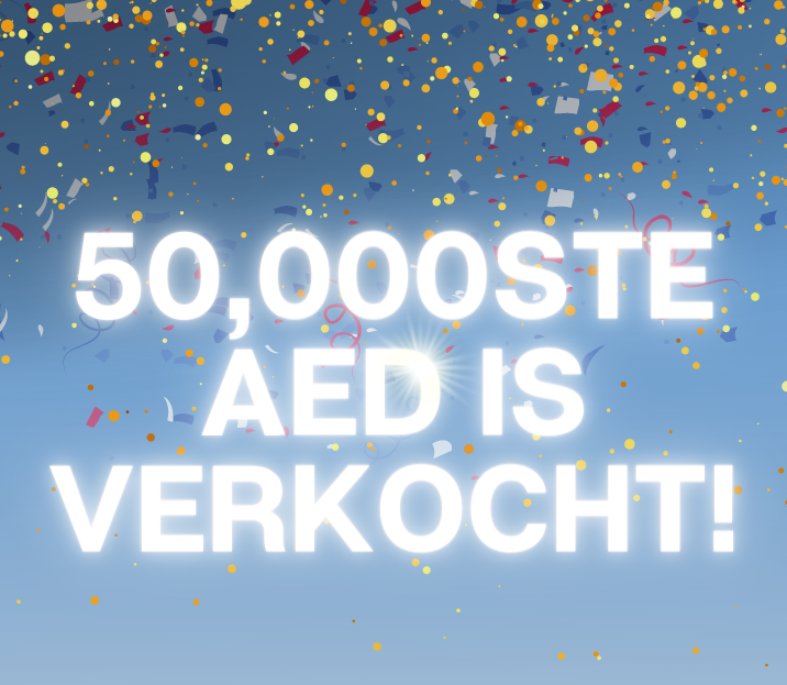 De 50.000e AED is verkocht!