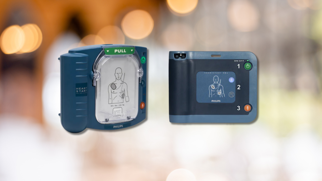 Wat is het verschil tussen de Philips HS1 en de Philips FRx AED?