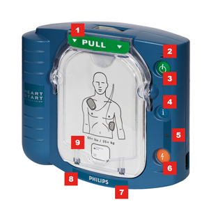 Philips AED HS1 functies